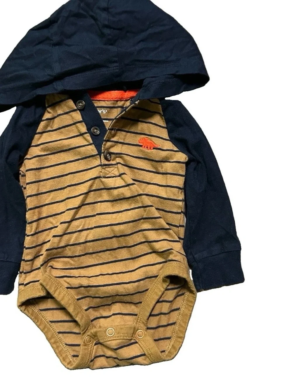 Neutral Baby Winter Long Sleeve Bodysuits Stripes Size 3-6 Months